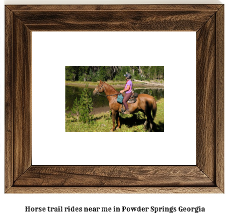 horse trail rides near me in Powder Springs, Georgia